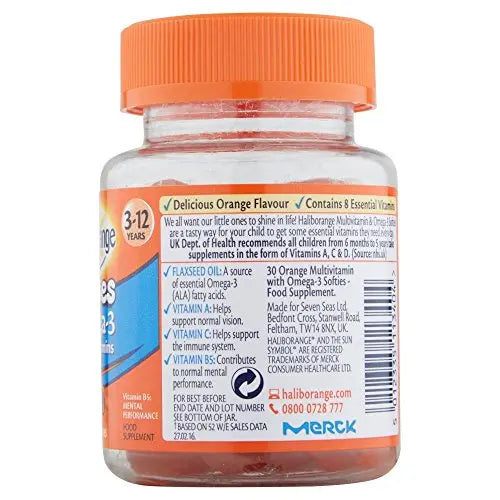 Haliborange Kids Vitamins Omega-3 and Multivitamin Orange Softies 30s Haliborange buy supplements canada
