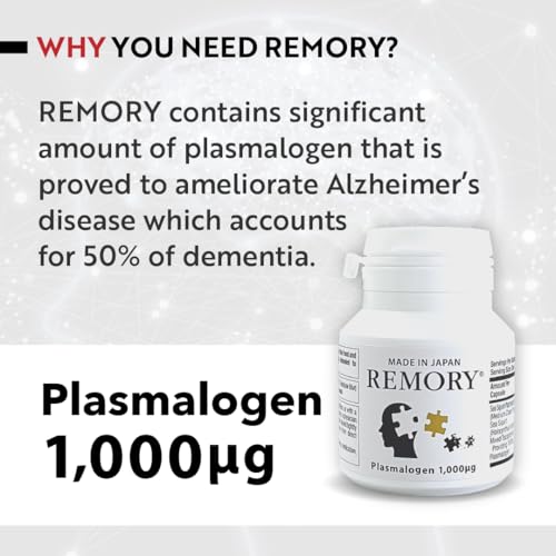 REMORY Plasmalogen Sea Squirt Supplement - Brain Health Supplement - 30 Days Supply REMORY buy supplements canada