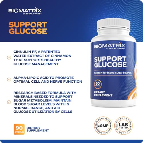 BioMatrix Blood Sugar Support Supplement w/Cinnamon, Gymnema, Lipoic Acid, Vanadyl BioMatrix buy supplements canada