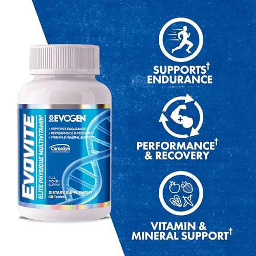 Evogen Evovite - Elite Physique Multivitamin for Women & Men | Advanced Formula for Endurance, Recovery, & Joint Health | Evogen buy supplements canada