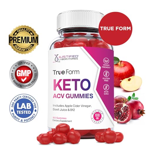 Justified Laboratories True Form Keto ACV Gummies 1000MG Vegan Non GMO Justified Laboratories buy supplements canada