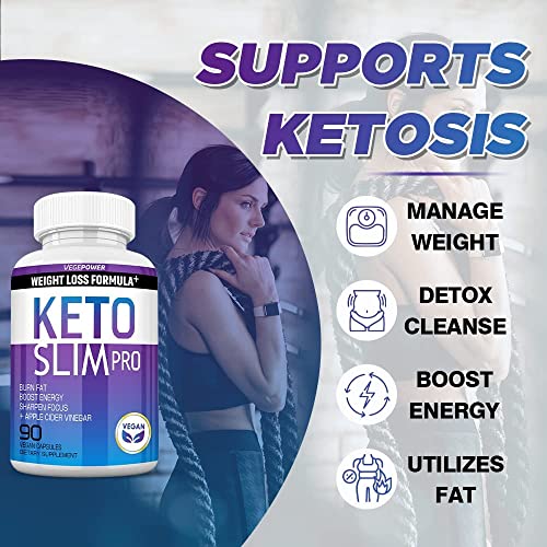 Keto Diet Pills Plus Apple Cider Vinegar - Exogenous Ketones Supplement for women men VEGEPOWER buy supplements canada