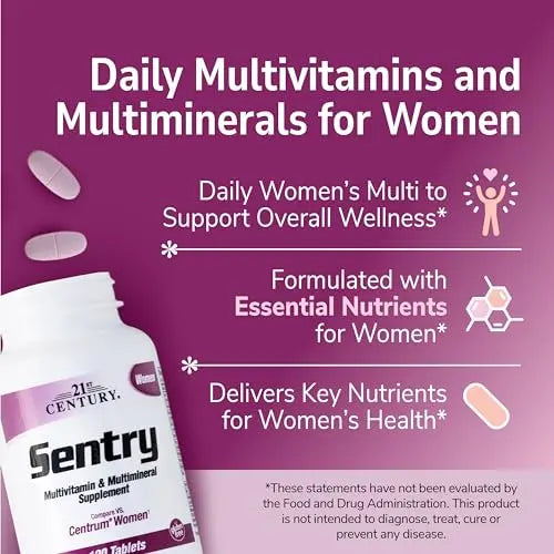 21st Century Sentry Women Multivitamin Tablets, 120 Count 21st Century buy supplements canada