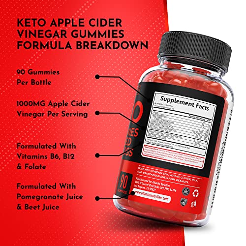 Keto ACV Gummies for Weight Loss - Supports Digestion, Advanced Weight Loss, Detox Atlantis Nutrition buy supplements canada