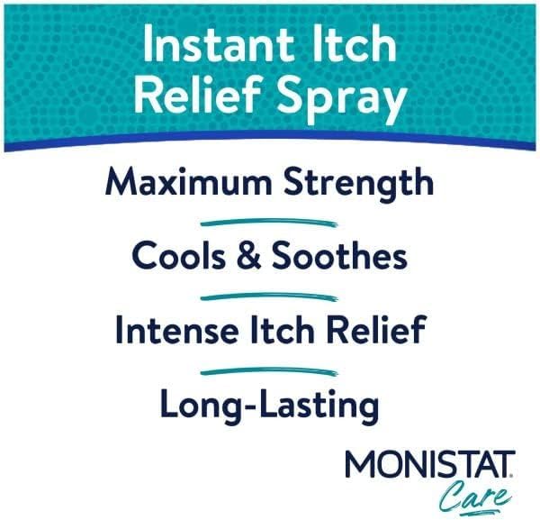 Monistat Instant Itch Relief Spray for Women, Maximum Strength Feminine Itch Care, 2 oz (Pack of 2) Monistat buy supplements canada