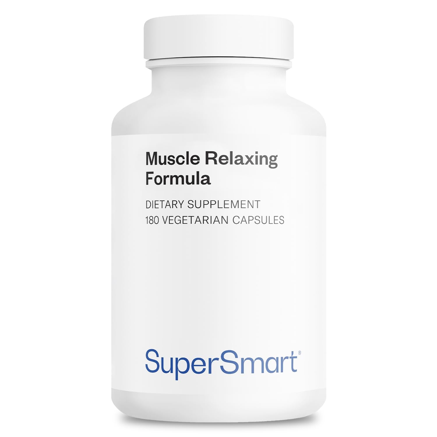 Supersmart - Muscle Relaxing Formula (Advanced Complex) - with Magnesium, Calcium, Vitamin E, Plants Extracts | Non-GMO & Gluten Free - 180 Vegetarian Capsules Supersmart buy supplements canada