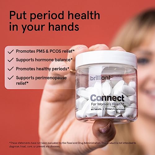 Brilliant Connect Period Health Supplement – Promotes Relief from Cramps, Fatigue Feel Brilliant buy supplements canada