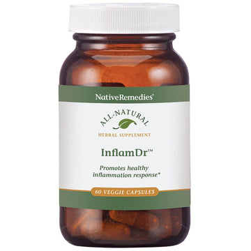 Native Remedies Inflam Dr. - All Natural Herbal Supplement Promotes Healthy Inflammation Response - Helps Fight Oxidative Stress to Cells - 60 Veggie Caps Native Remedies buy supplements canada