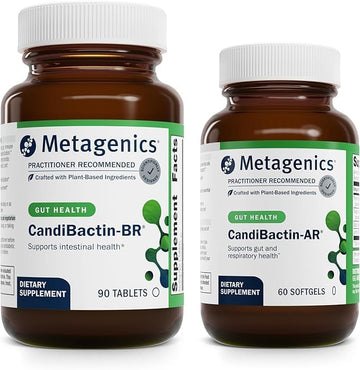 Metagenics Bundle - CandiBactin-BR (90 Tablets) & CandiBactin-AR (60 Softgels) - for Intestinal Support, Gut Health & Intestinal Balance Metagenics buy supplements canada