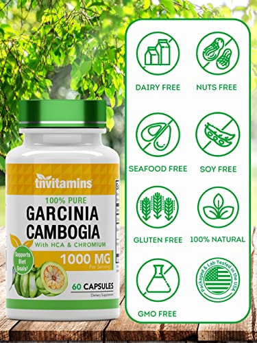 tnvitamins Garcinia Cambogia Extract Capsules (1000 MG x 60 Pills) with HCA & Chromium tnvitamins buy supplements canada