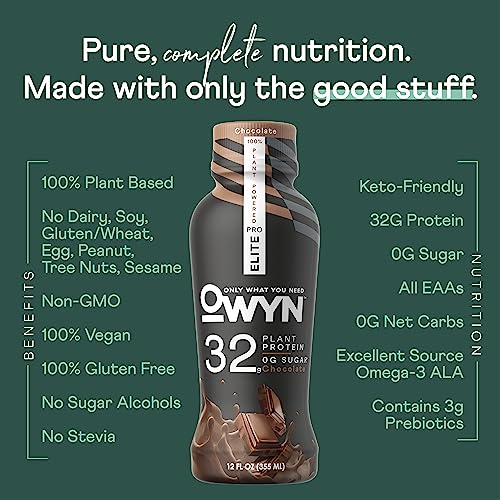 OWYN Only What You Need Pro Elite Vegan High Protein Keto Shake, 32g Protein OWYN Only What You Need buy supplements canada