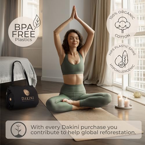 Acupressure Mat and Pillow Set with Extra Mini Accupressure Massage Mat - Organic Cotton Dakini buy supplements canada