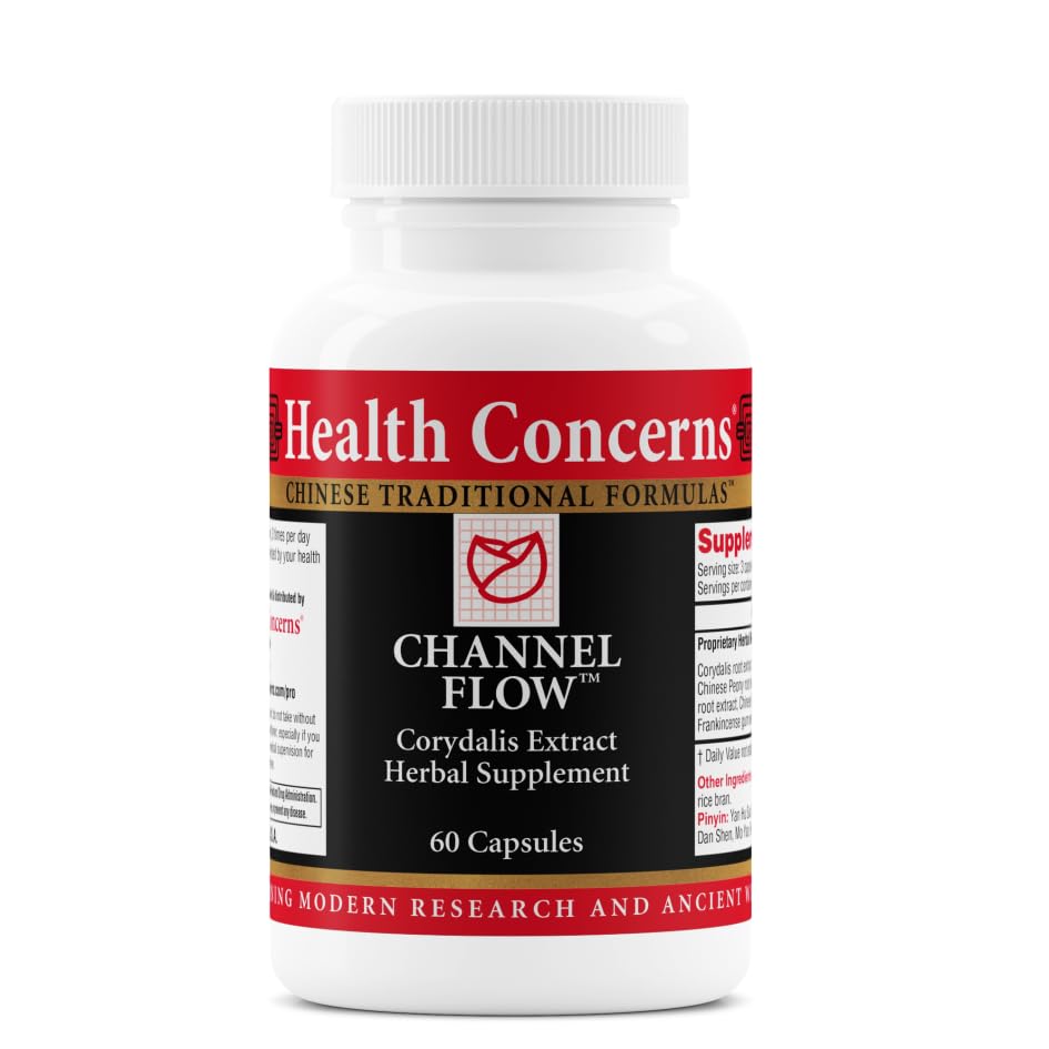 Health Concerns Channel Flow – Muscle Relaxation & Pain Support Supplement for Men & Women – Corydalis Root Extract – Chinese Herbal Formula for Headaches, Joint & Menstrual Discomfort – 180 Capsules Health Concerns buy supplements canada