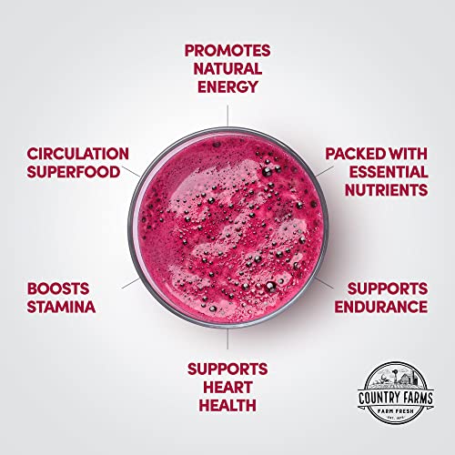 COUNTRY FARMS Bountiful Beets Powder, Wholefood Beet Extract Superfood, Natural Nitric COUNTRY FARMS buy supplements canada