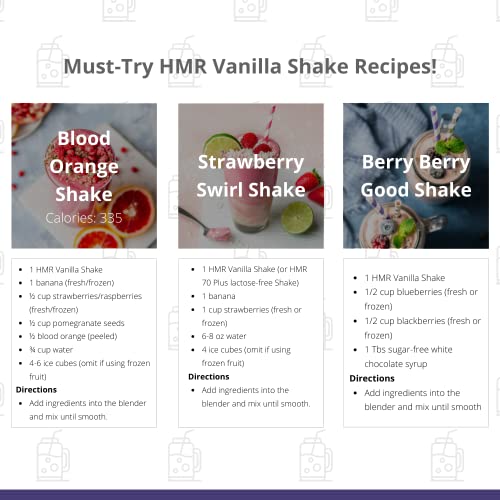 HMR 120 "Classic" Shake Meal Replacement Powder | Vanilla Shake Mix to Support Healthy HMR buy supplements canada