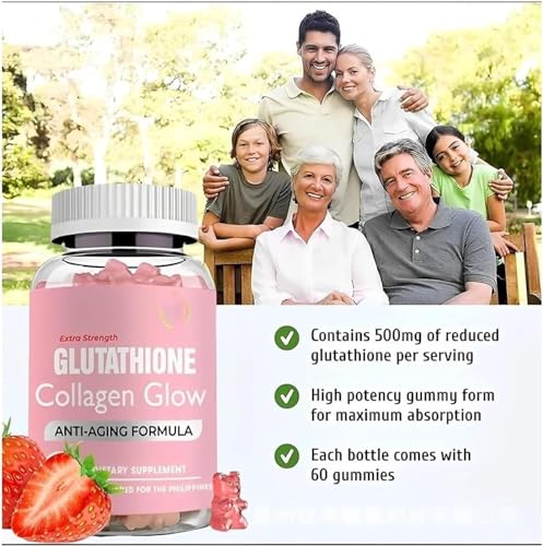 Glutathione Collagen Gummies,Glutathione Collagen Glow Gummies for Dark Spot,60 Pieces Pelinuar buy supplements canada
