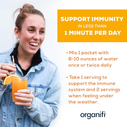 Organifi Immunity - Organic Superfood Immunity Support - 15 Single Serve Packets Organifi buy supplements canada