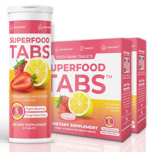 Superfood Tabs Detox Cleanse Drink - Fizzy Nutrition Supplement for Women and Men skinnytabs buy supplements canada