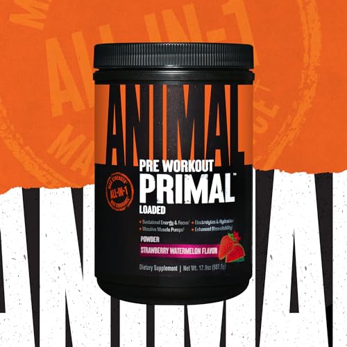 Animal Primal Muscle Hydration + Preworkout Powder – Contains Beta Alanine, 3DPump Animal buy supplements canada