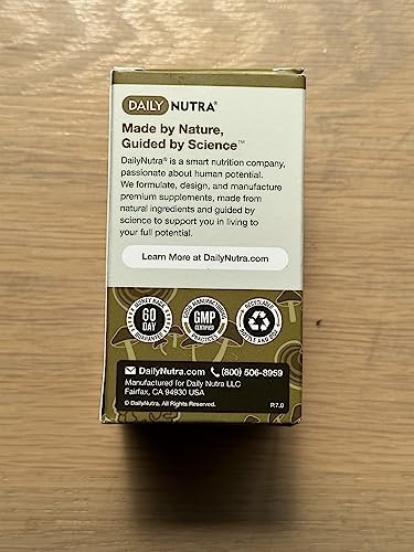 DailyNutra Mushroom Defense Formula - Immune Support Supplement | Organic DailyNutra buy supplements canada