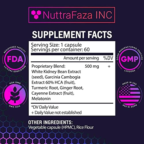 (2 Pack) Night Time Weight Loss Pills for Women Belly Fat Burner for Women NuttraFaza INC buy supplements canada
