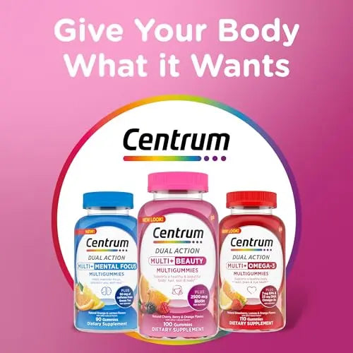 Centrum Multivitamin Gummy, 100 Count (Pack of 1) Centrum buy supplements canada