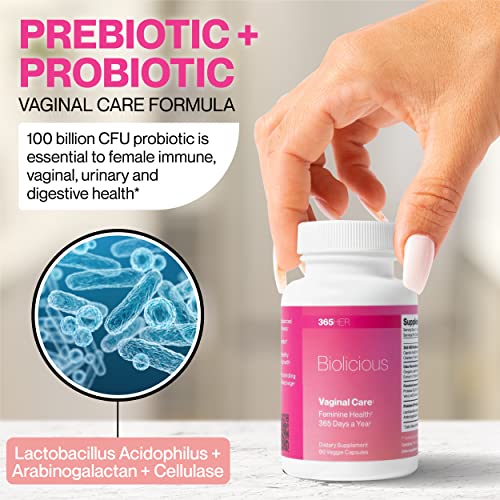 365 HER Biolicious Natural Vaginal Care Supplement (60 Capsules) | Neutralizes Odor and Reduces Discharge 365 HER buy supplements canada