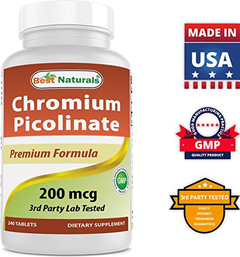 Best Naturals Chromium Picolinate Tablet, 200 mcg, 240 Count Best Naturals buy supplements canada