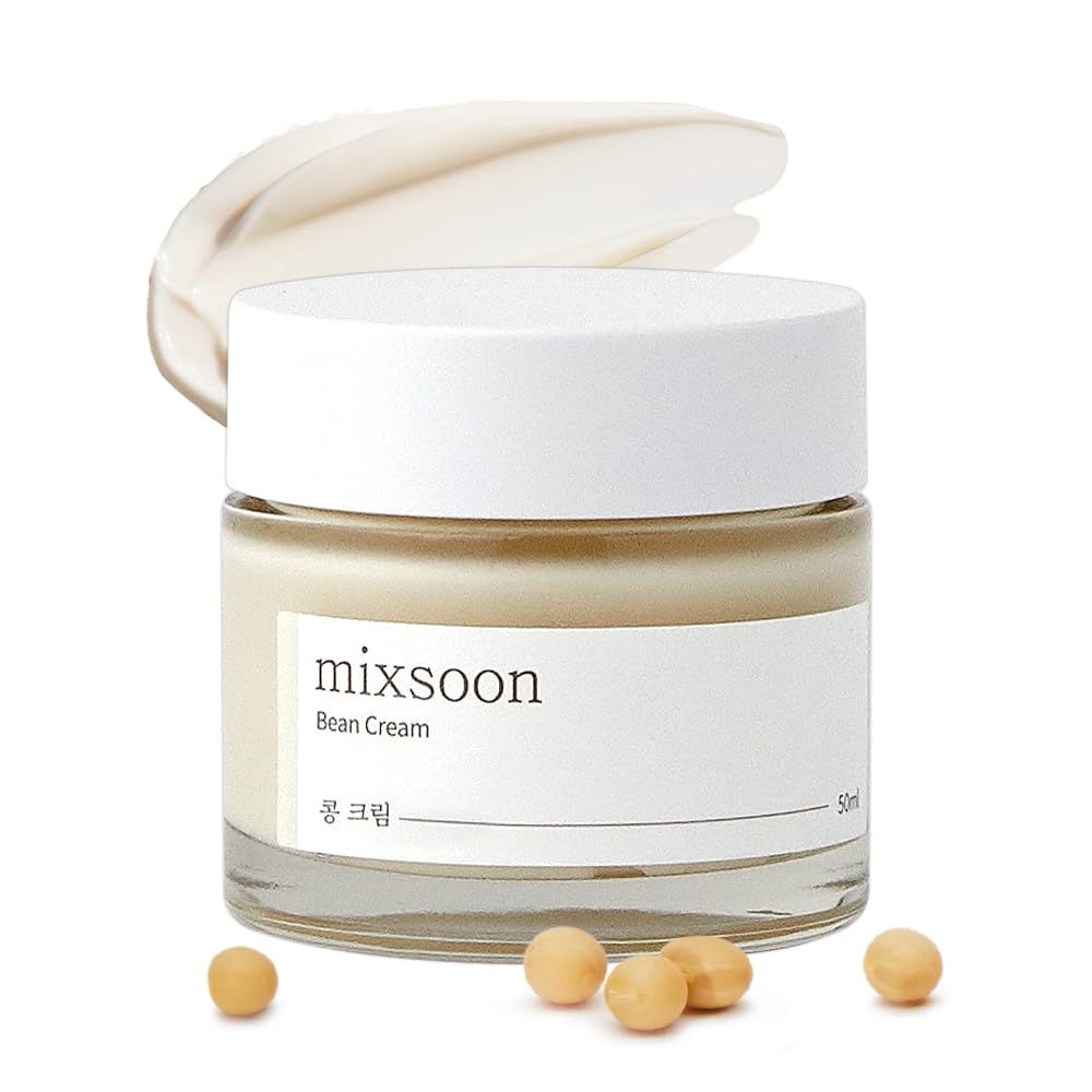 mixsoon Bean Cream-Deep Moisturizer Face Cream, Hydrating and Smoothing for Face, Fermented Soybean Extract mixsoon buy supplements canada