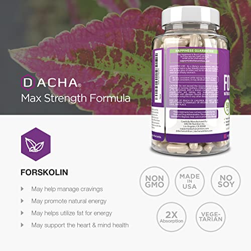 DACHA Natural Forskolin Max Strength Formula- 500mg Coleus Extract, Keto Diet Pills That DACHA buy supplements canada