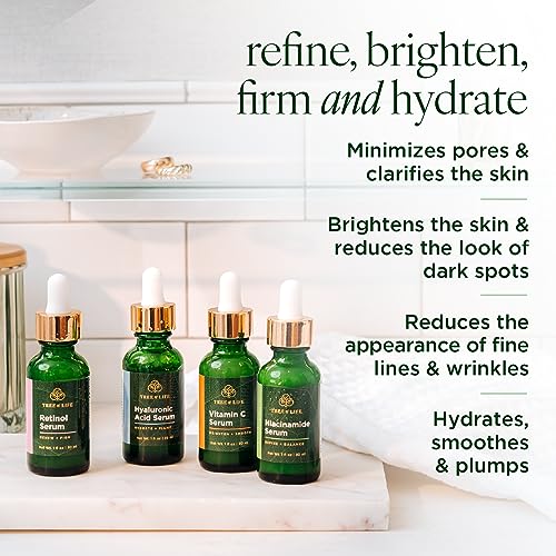 Tree of Life Advanced Regimen - 4ct x 1 Fl Oz - Niacinamide Serum (Refine) Tree of Life Beauty buy supplements canada