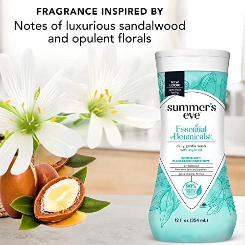 Summer's Eve Essential Botanicals Gentle Wash with Argan Oil, Removes Odor, pH balanced, 12 fl oz Summer's Eve buy supplements canada