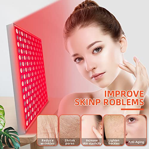 TherapSky Red Light Therapy Device 45W LED Red Infrared Light Therapy Lamp w/Remote Control and Timer therapsky buy supplements canada