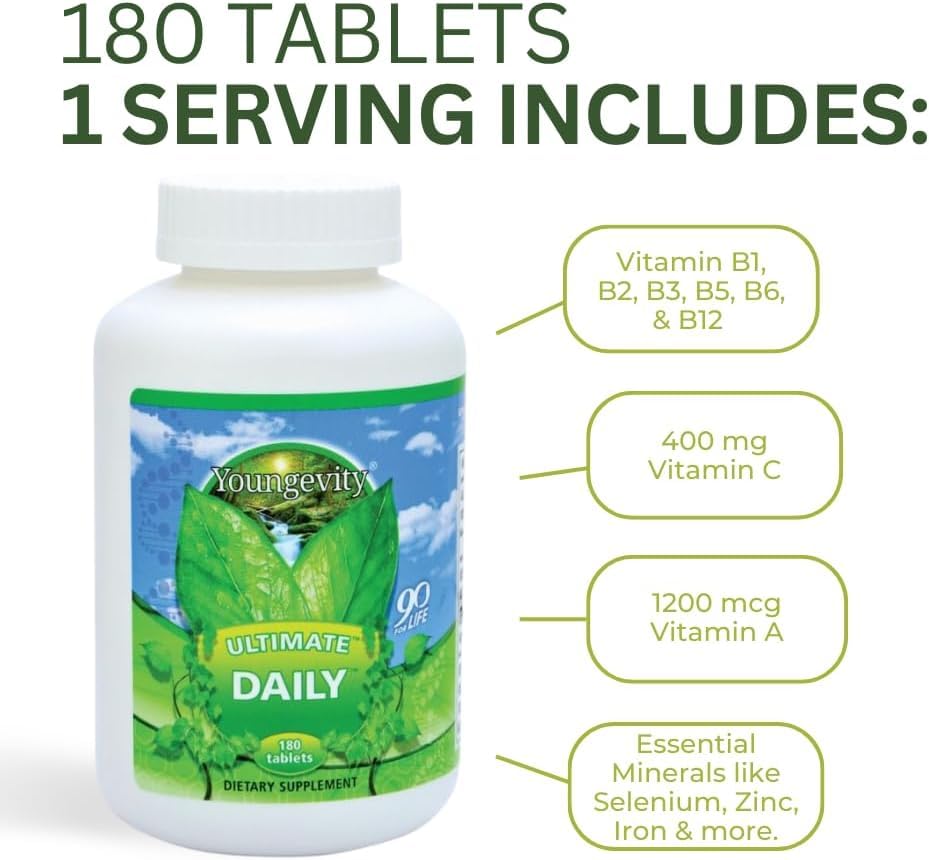 Youngevity Ultimate Daily Capsules 180 Count (Pack of 2) Youngevity buy supplements canada