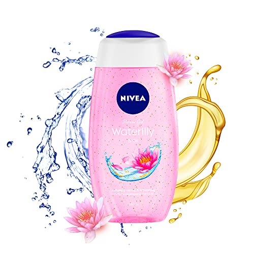 Nivea Bath Shower Water Lily Oil, 250 ML, Moisturizing Skin Cleanser with Oil Pearls and Water Lily Fragrance NIVEA buy supplements canada