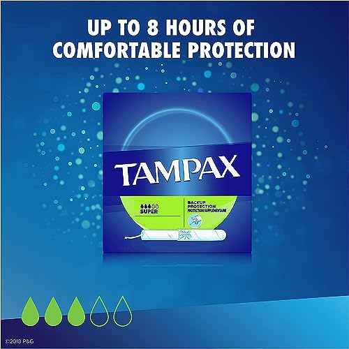 Tampax Tampons, Super Absorbency, Cardboard Applicator, Leakgaurd Skirt, Unscented, 20 Count Tampax buy supplements canada