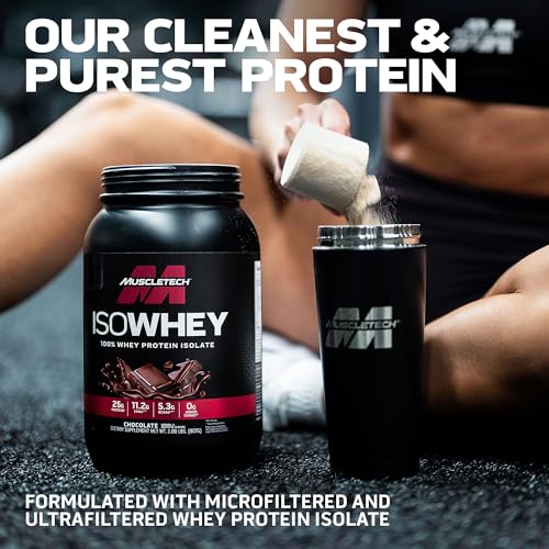 MuscleTech | IsoWhey | Whey Protein Isolate Powder| Muscle Builder for Men & Women MuscleTech buy supplements canada
