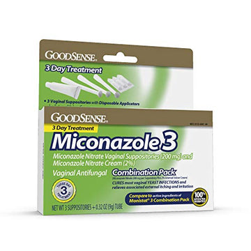 GoodSense Miconazole Nitrate Vaginal Suppositories (200 mg) and Miconazole Nitrate Cream (2%) GoodSense buy supplements canada