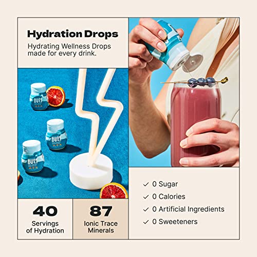 Buoy Electrolyte Drops | 120 Servings | No Sugar, No Sweeteners | Dietitian Recommended Buoy buy supplements canada