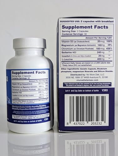 METFORMINA Natural - Weight Loss Aid and Metabolism Support - Dr Salomon, 60 Cap Ni una dieta más buy supplements canada