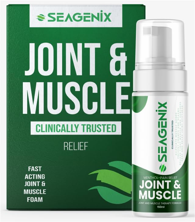 Seagenix Menthol Relief Muscle and Joint Foam - Magnesium Spray Menthol Formula - Joint and Muscle Relief – Relax Tight Muscles – Ease Muscle Cramps Fast - All Natural – Relief for Legs, Neck, Back. Seagenix buy supplements canada