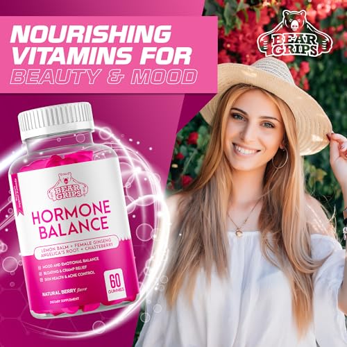 Hormone Balance for Women - PMS Relief Gummies and Bloating Relief for Women Bear Grips buy supplements canada