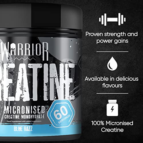 Warrior Creatine Monohydrate Powder – 300g – Micronised for Easy Mixing Warrior buy supplements canada