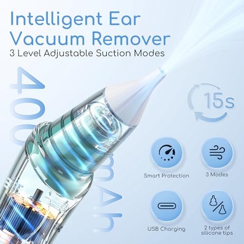 Ear Vacuum Wax Remover, Ear Wax Removal with 8 Pcs Ear Pick, Ear Wax Girug buy supplements canada
