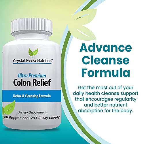 CRYSTAL PEAKS NUTRITION Natural Colon Cleanser Capsules for Constipation Relief CRYSTAL PEAKS NUTRITION buy supplements canada
