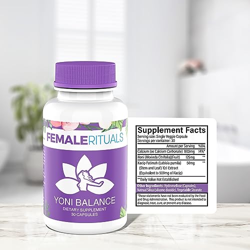 FEMALE RITUALS Yoni Balance Vaginal Tightening Pills 30 Pack - Vaginal Rejuvenation & Vagina Moisturizer FEMALE RITUALS buy supplements canada