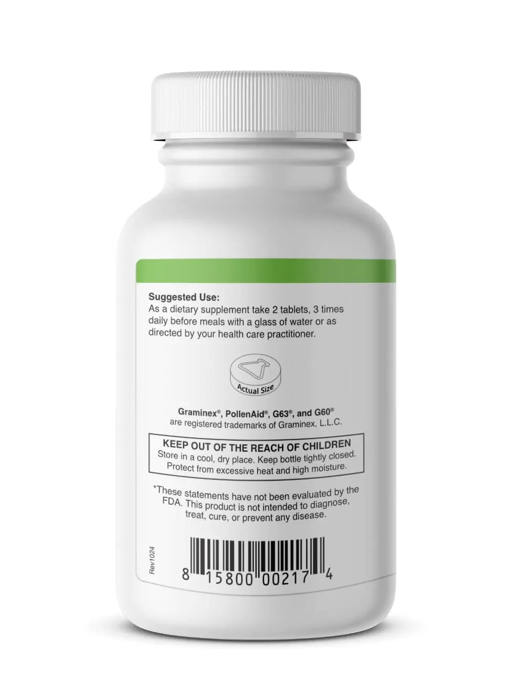 Graminex PollenAid Prostate Supplement: All Natural Prostate Support for Bladder Control & Urinary Tract Health, Rye Pollen Extract Made in USA, 200 Tablets (Pack of 2) Graminex buy supplements canada