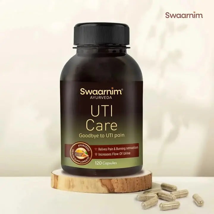 Swaarnim UTI Care, Ayurvedic Healthy Supplements for Women Health, Rich in Natural Extracts, 100% Natural - No Added Chemicals and Gluten Free, 120 Capsules Swaarnim buy supplements canada