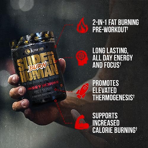 ALPHA LION Superhuman Burn 2-in-1 Metabolism Booster Pre Workout ALPHA LION buy supplements canada