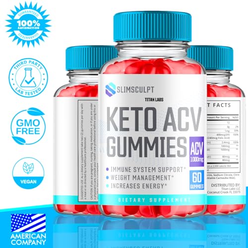 (3 Pack) Slimsculpt Keto ACV Gummies, Slim Sculpt Keto ACV Gummies Advanced Weight Loss 1000MG Titan Labs buy supplements canada